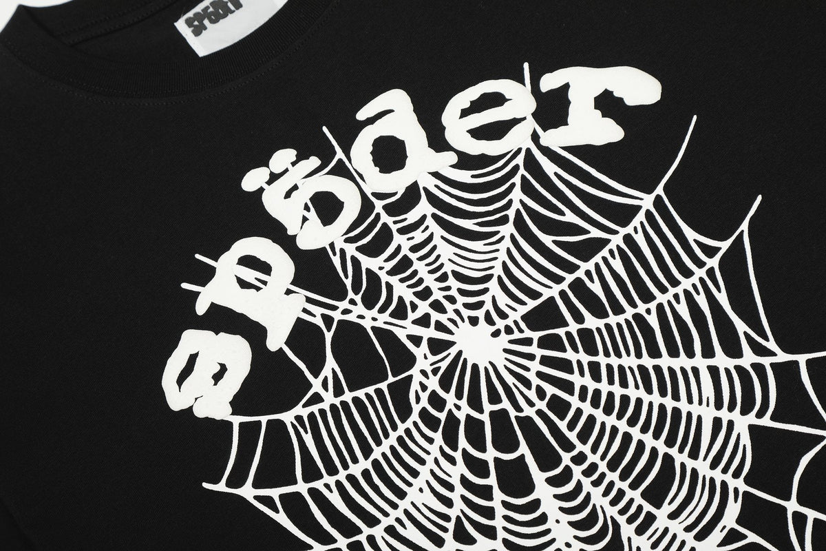 Sp5der Spiderweb Graphic T-Shirt ¡ª detail