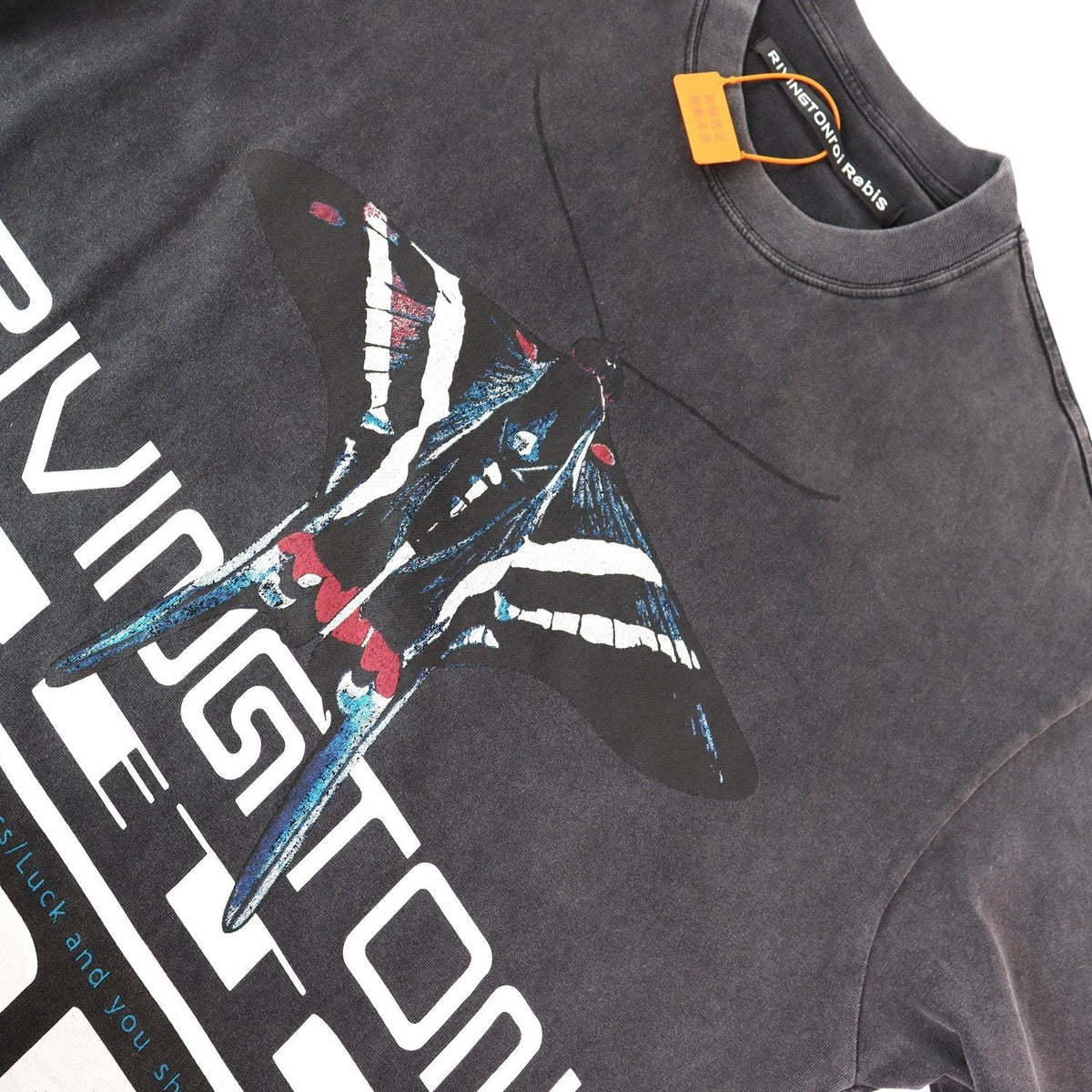 RRR123 Moth Graphic Short-Sleeve T-Shirt ¡ª front