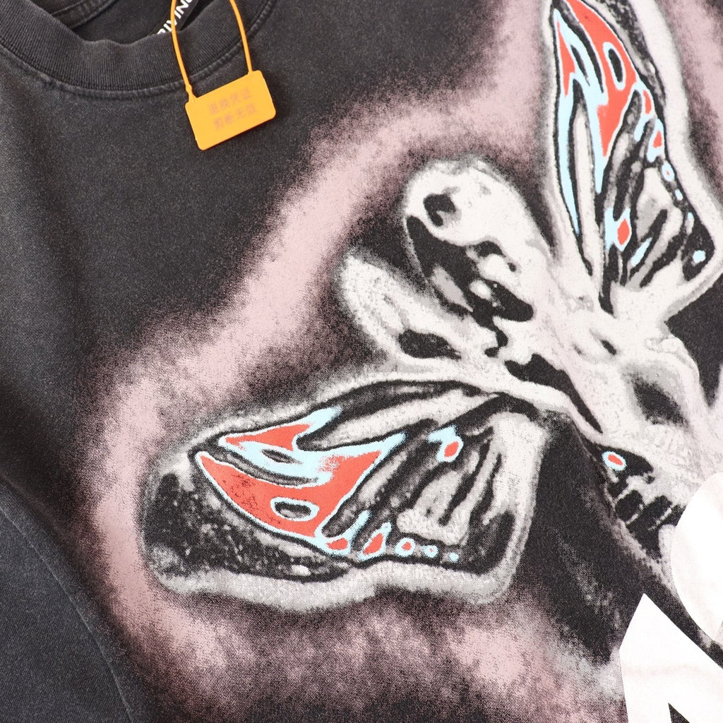 RRR123 Butterfly Graphic Short-Sleeve T-Shirt ¡ª detail