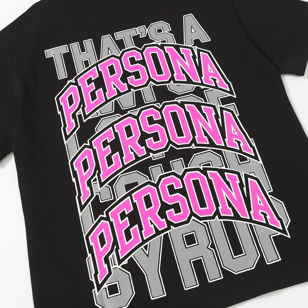 THAT'S A AWFUL LOT OF COUGH SYRUP Skull & Persona Graphic T-Shirt ¡ª detail