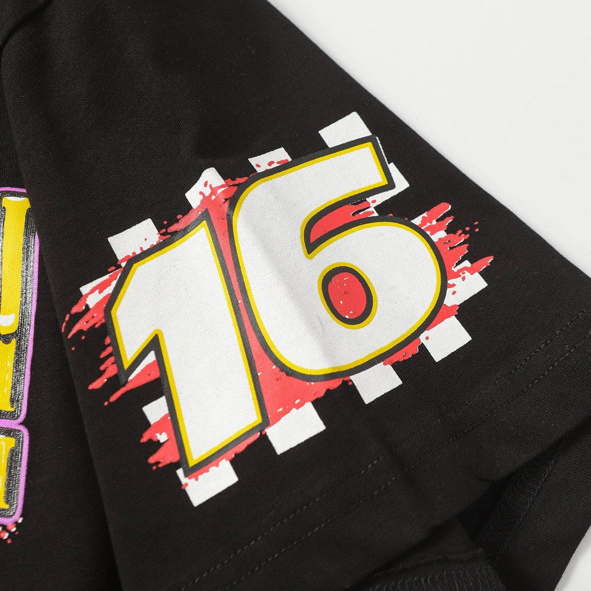 THAT'S A AWFUL LOT OF COUGH SYRUP Racing Graphic Short-Sleeve T-Shirt ¡ª detail
