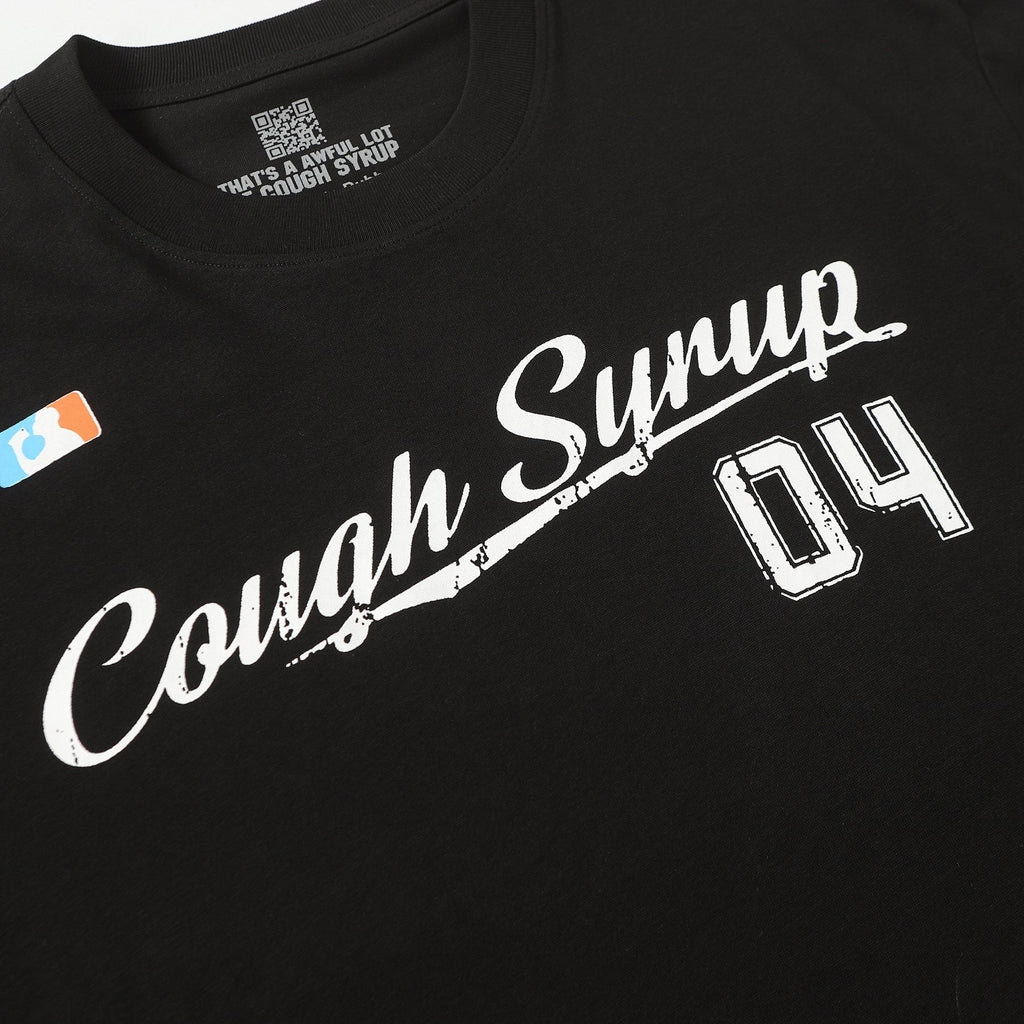THAT'S A AWFUL LOT OF COUGH SYRUP Front & Back Graphic Short-Sleeve T-Shirt ¡ª detail