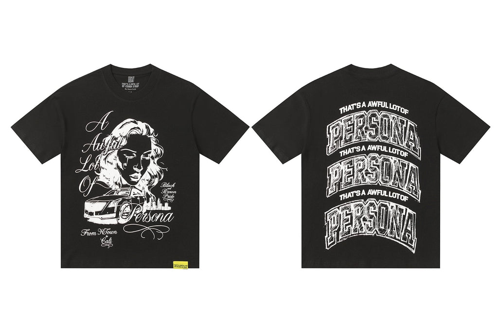 THAT'S A AWFUL LOT OF COUGH SYRUP Persona Graphic Short-Sleeve T-Shirt ¡ª hero