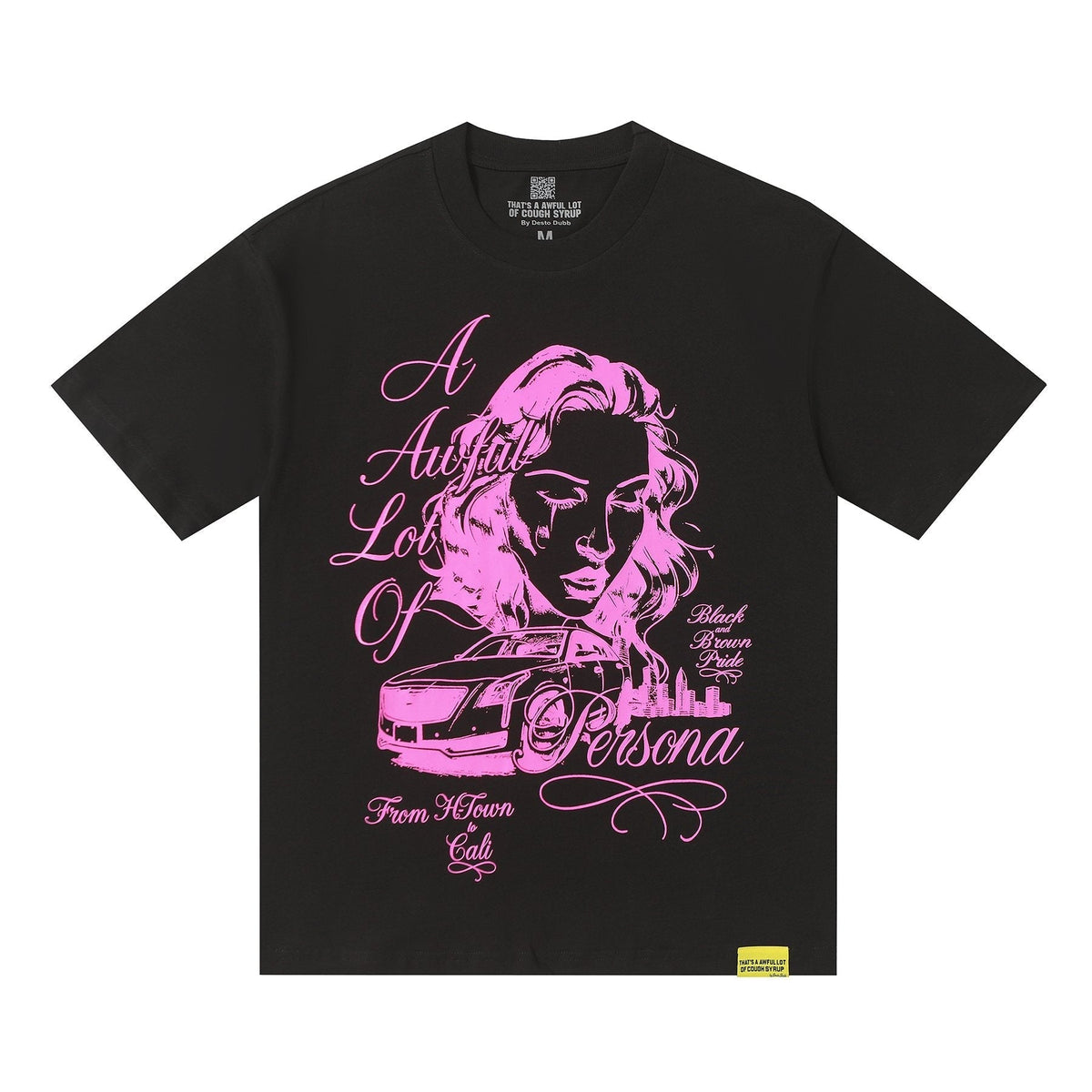 THAT'S A AWFUL LOT OF COUGH SYRUP Persona Graphic Short-Sleeve T-Shirt ¡ª front