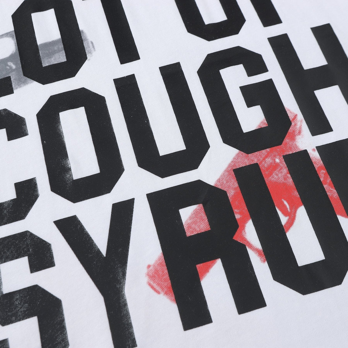 THAT'S A AWFUL LOT OF COUGH SYRUP Pistol Graphic Short-Sleeve T-Shirt ¡ª detail