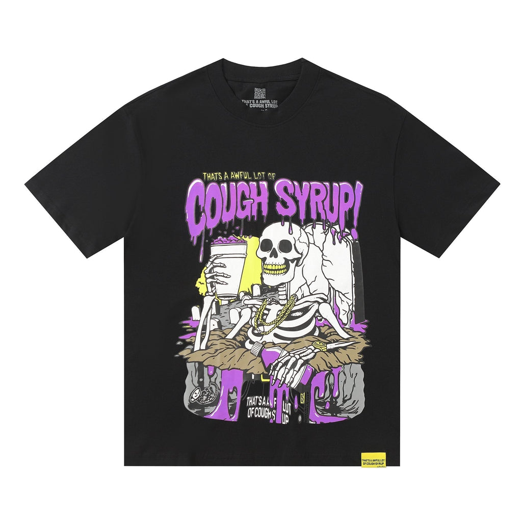 THAT'S A AWFUL LOT OF COUGH SYRUP Skeleton Graphic T-Shirt ¡ª hero