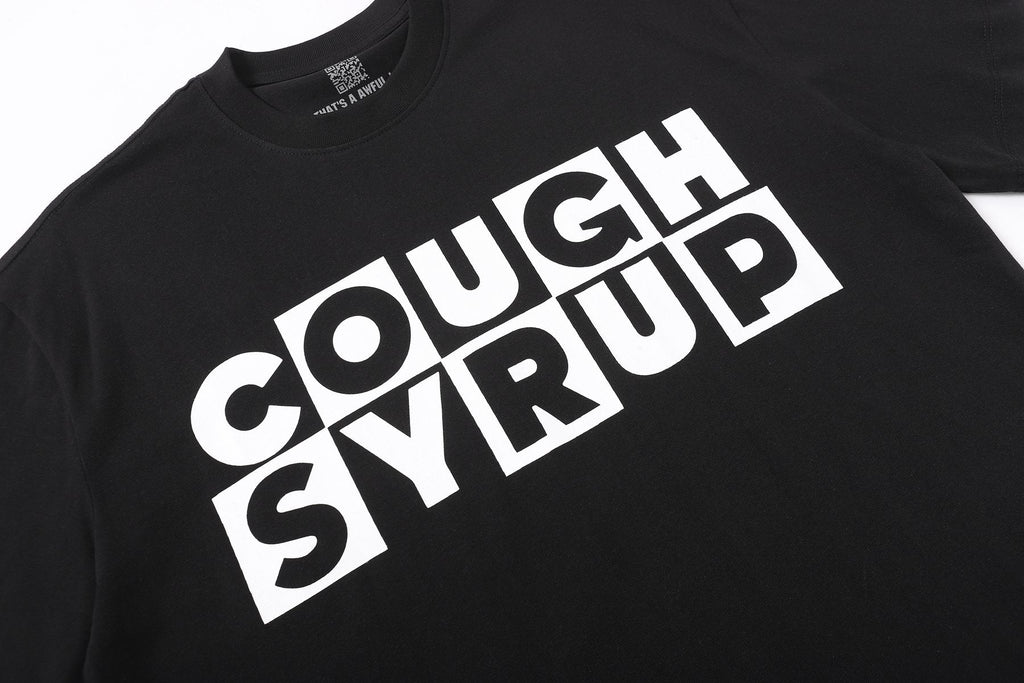 THAT'S A AWFUL LOT OF COUGH SYRUP Front & Back Graphic T-Shirt ¡ª detail