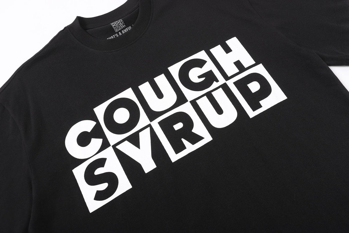 THAT'S A AWFUL LOT OF COUGH SYRUP Front & Back Graphic T-Shirt ¡ª detail