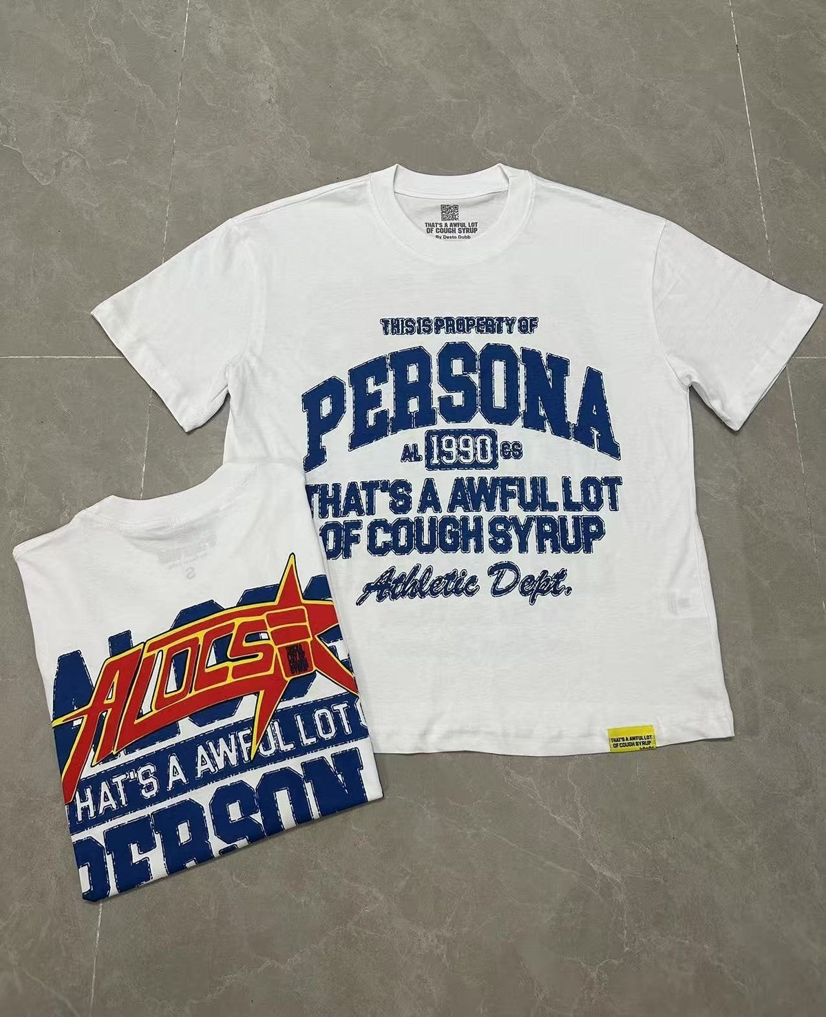 THAT'S A AWFUL LOT OF COUGH SYRUP Graphic Short-Sleeve T-Shirt ¡ª context