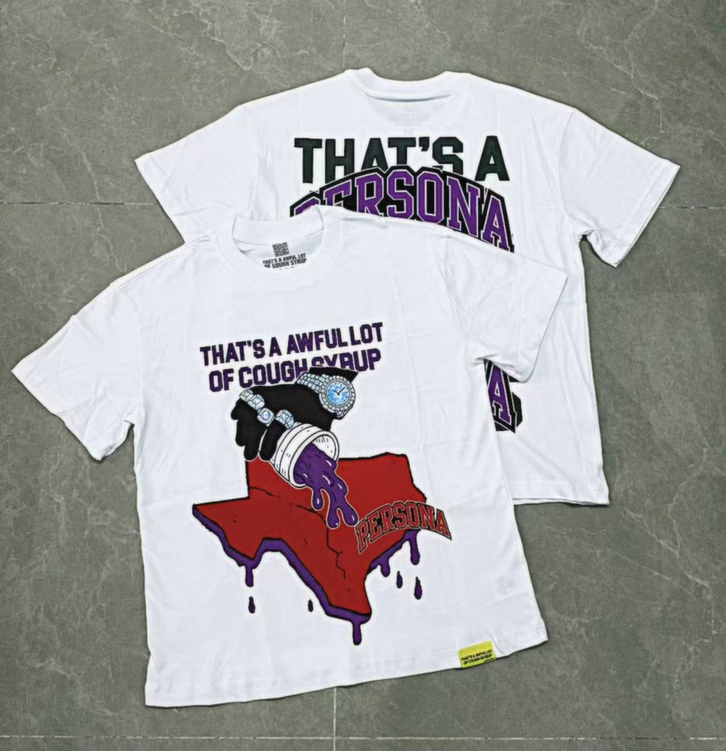 THAT'S A AWFUL LOT OF COUGH SYRUP Front & Back Graphic T-Shirt ¡ª context