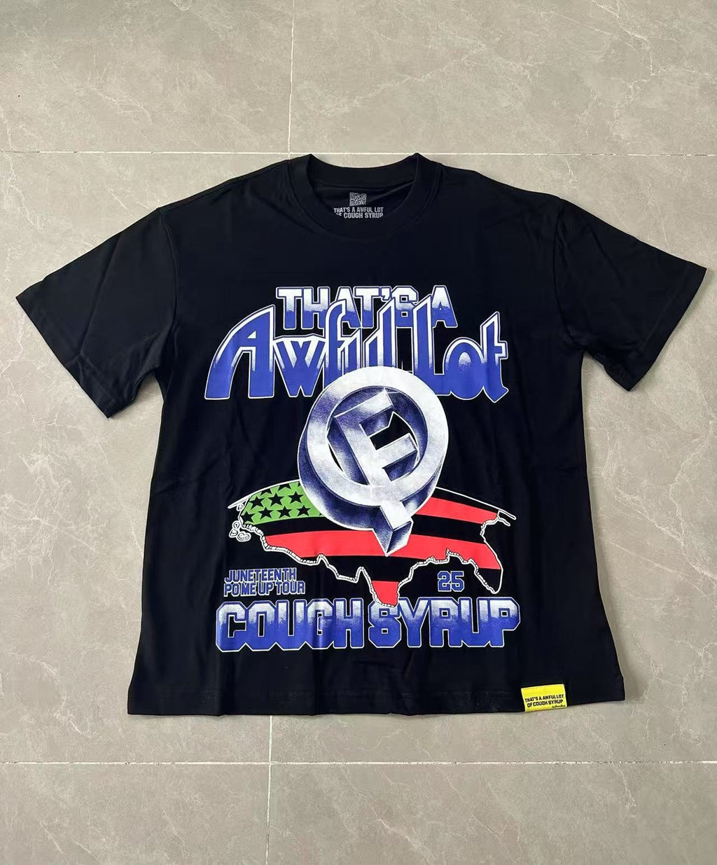 THAT'S A AWFUL LOT OF COUGH SYRUP Front & Back Graphic T-Shirt ¡ª front