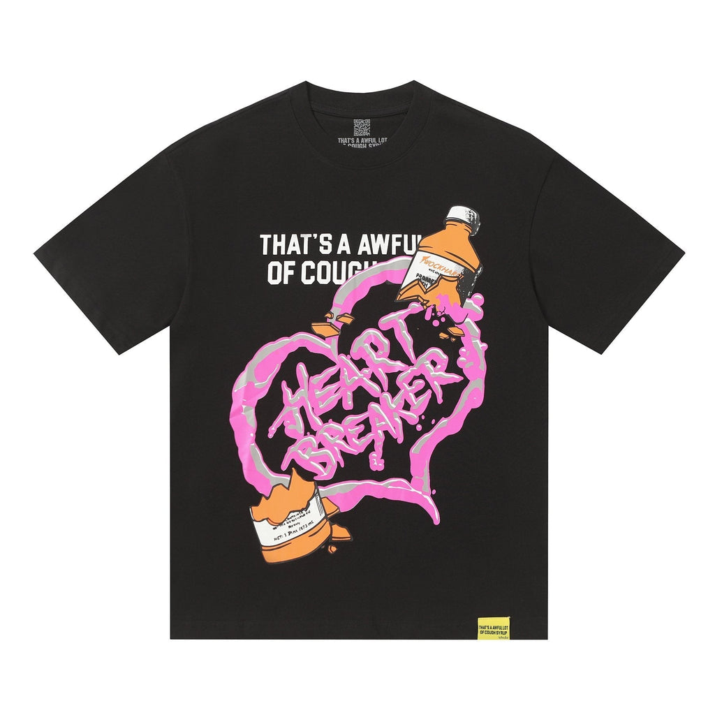 THAT'S A AWFUL LOT OF COUGH SYRUP Front & Back Graphic Short-Sleeve T-Shirt ¡ª hero