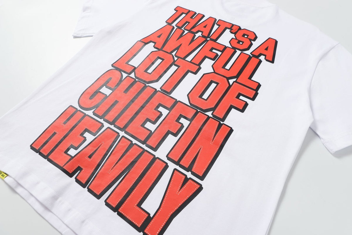 THAT'S A AWFUL LOT OF COUGH SYRUP Cartoon Car Short-Sleeve T-Shirt ¡ª detail