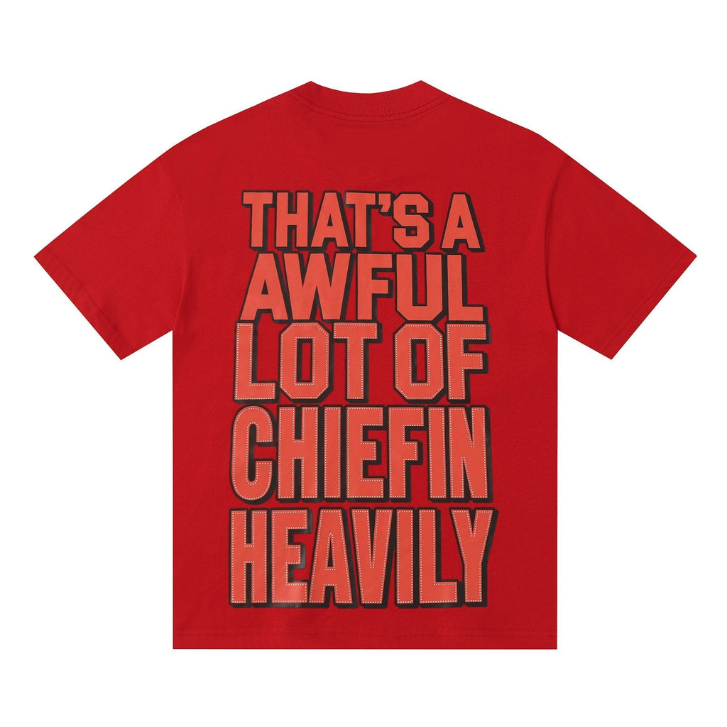 THAT'S A AWFUL LOT OF COUGH SYRUP Cartoon Car Short-Sleeve T-Shirt ¡ª back