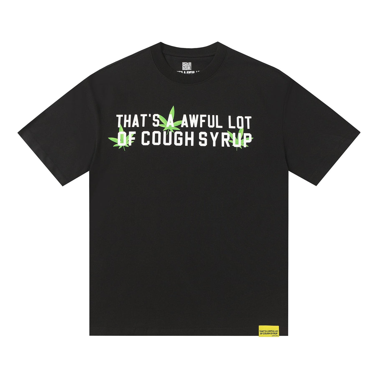 THAT'S A AWFUL LOT OF COUGH SYRUP Leaf Graphic Short-Sleeve T-Shirt ¡ª hero
