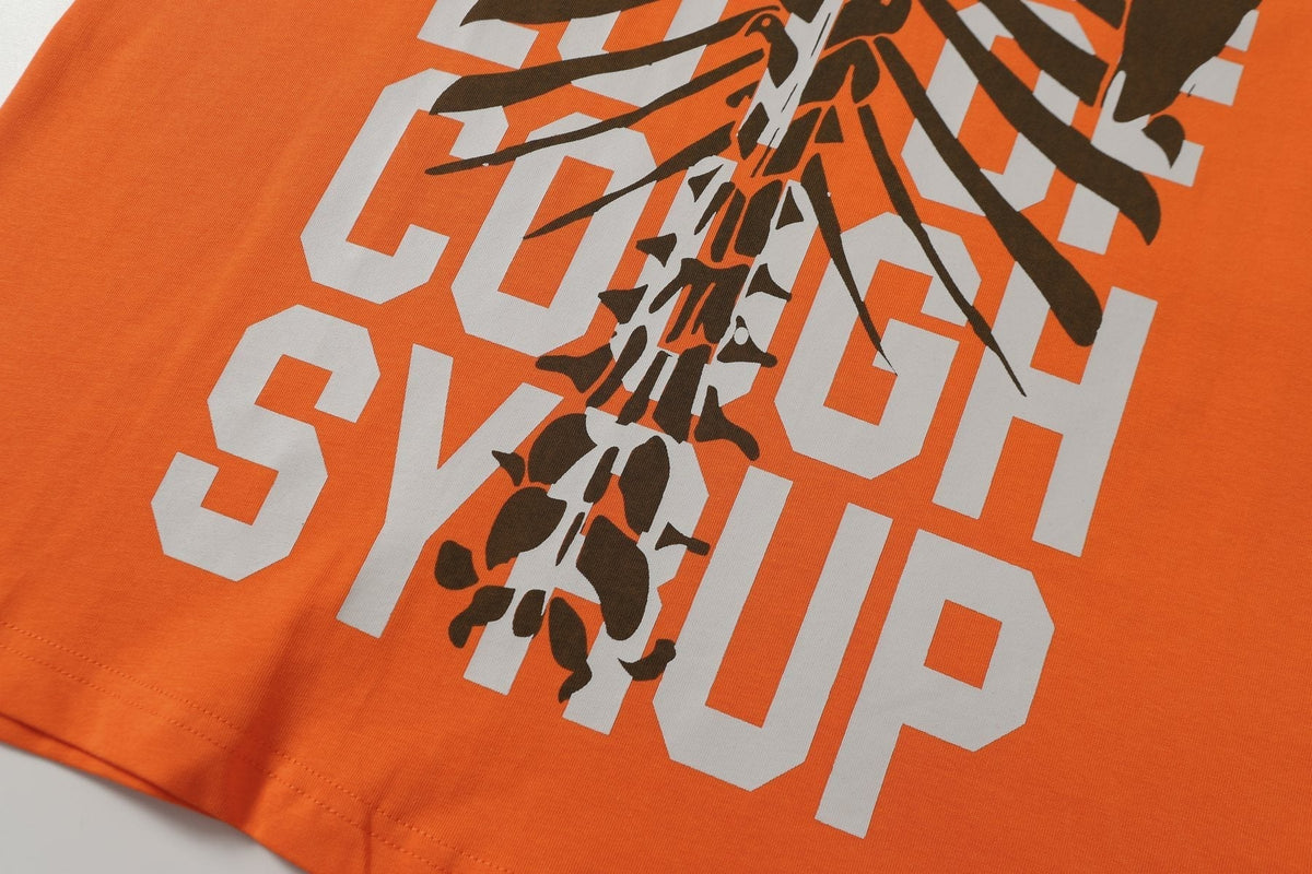 THAT'S A AWFUL LOT OF COUGH SYRUP Ribcage Graphic T-Shirt ¡ª detail