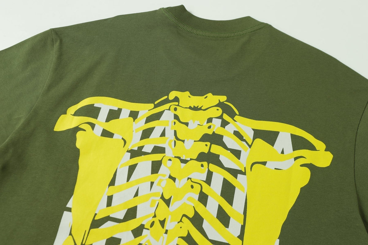 THAT'S A AWFUL LOT OF COUGH SYRUP Ribcage Graphic T-Shirt ¡ª detail