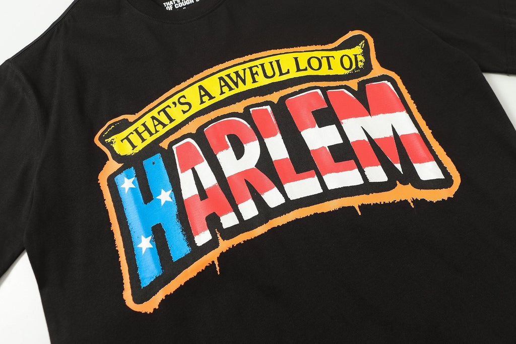THAT'S A AWFUL LOT OF COUGH SYRUP Harlem Eagle Graphic T-Shirt ¡ª detail
