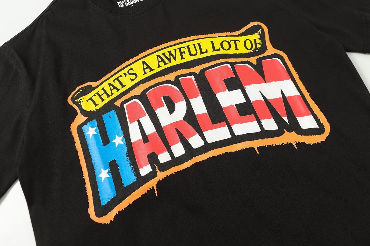 THAT'S A AWFUL LOT OF COUGH SYRUP Harlem Eagle Graphic T-Shirt ¡ª detail