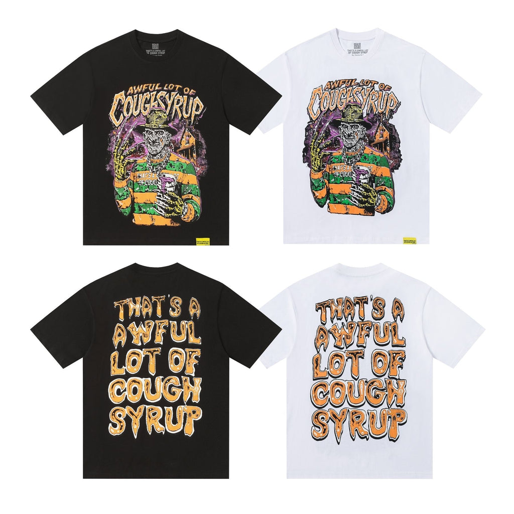 THAT'S A AWFUL LOT OF COUGH SYRUP Front & Back Graphic T-Shirt ¡ª comparison