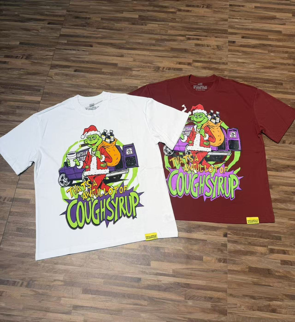 THAT'S A AWFUL LOT OF COUGH SYRUP Christmas Graphic Short-Sleeve T-Shirt ¡ª context