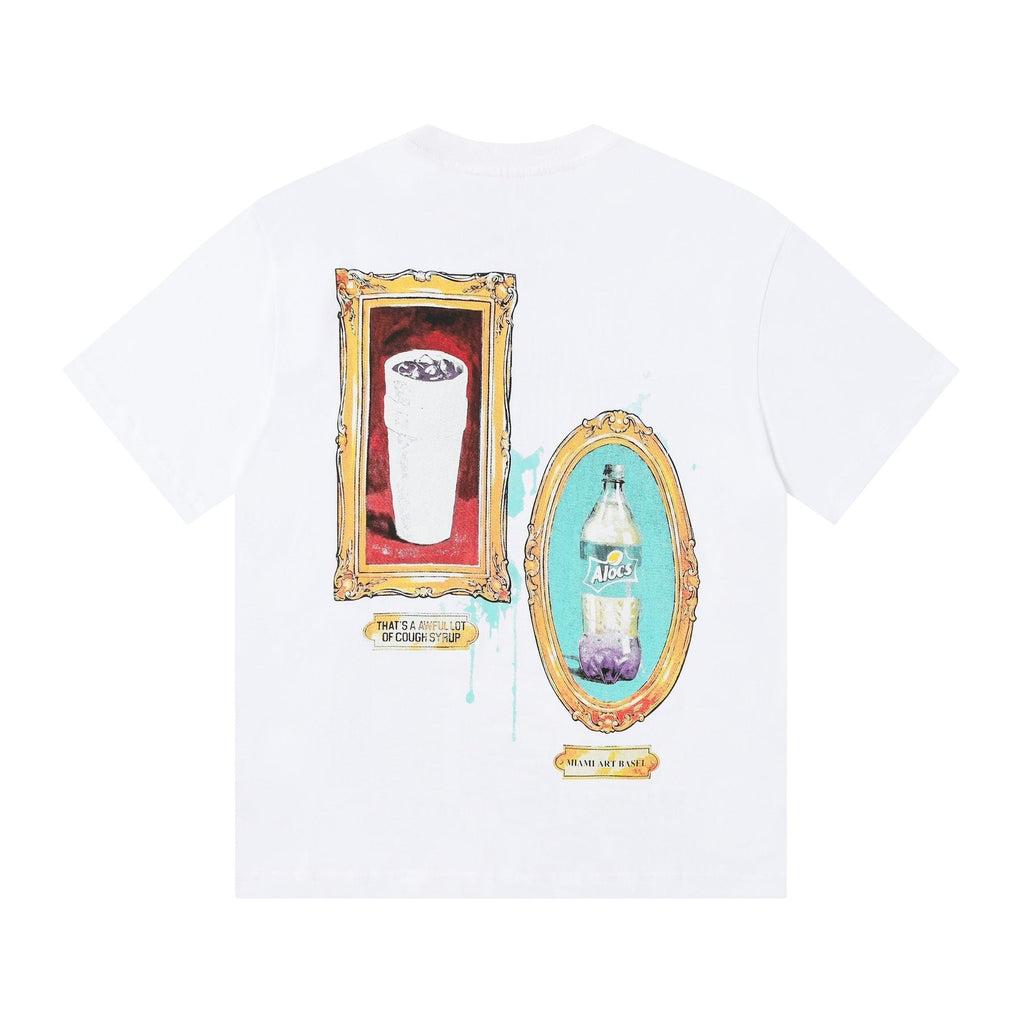 THAT'S A AWFUL LOT OF COUGH SYRUP Bottle Graphic T-Shirt ¡ª back