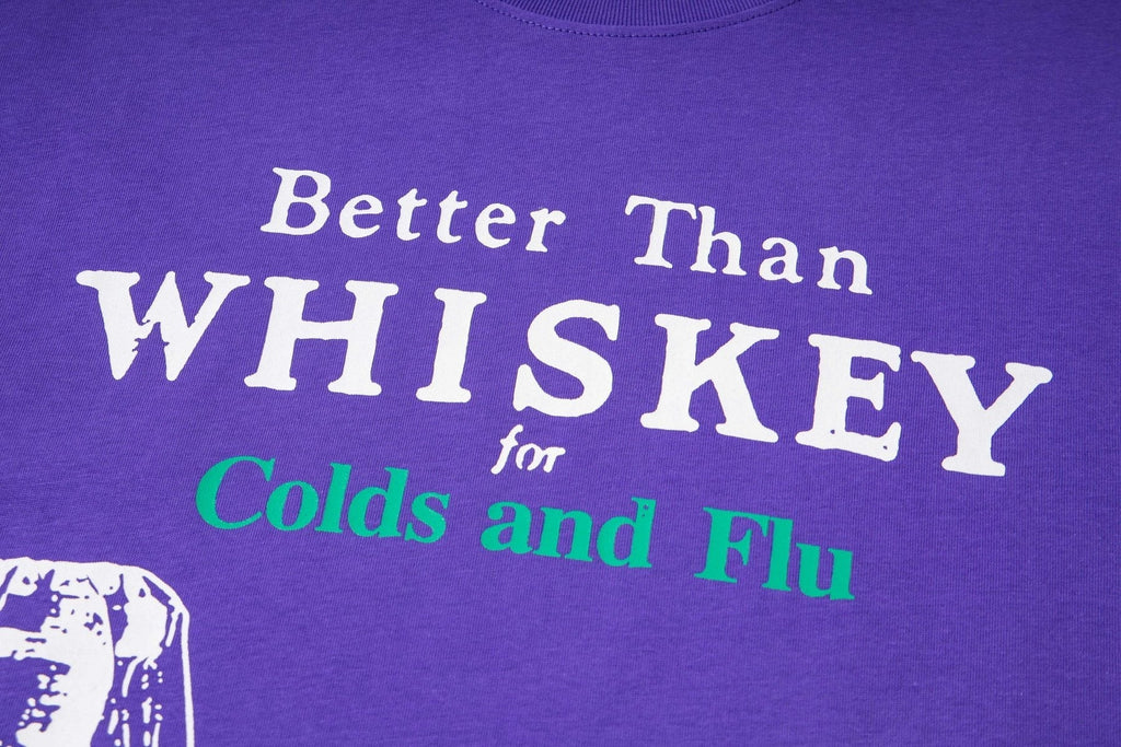 THAT'S A AWFUL LOT OF COUGH SYRUP Purple Front & Back Graphic T-Shirt ¡ª detail