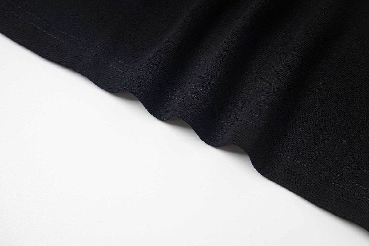 THAT'S A AWFUL LOT OF COUGH SYRUP Front & Back Graphic Short-Sleeve T-Shirt ¡ª fabric_closeup