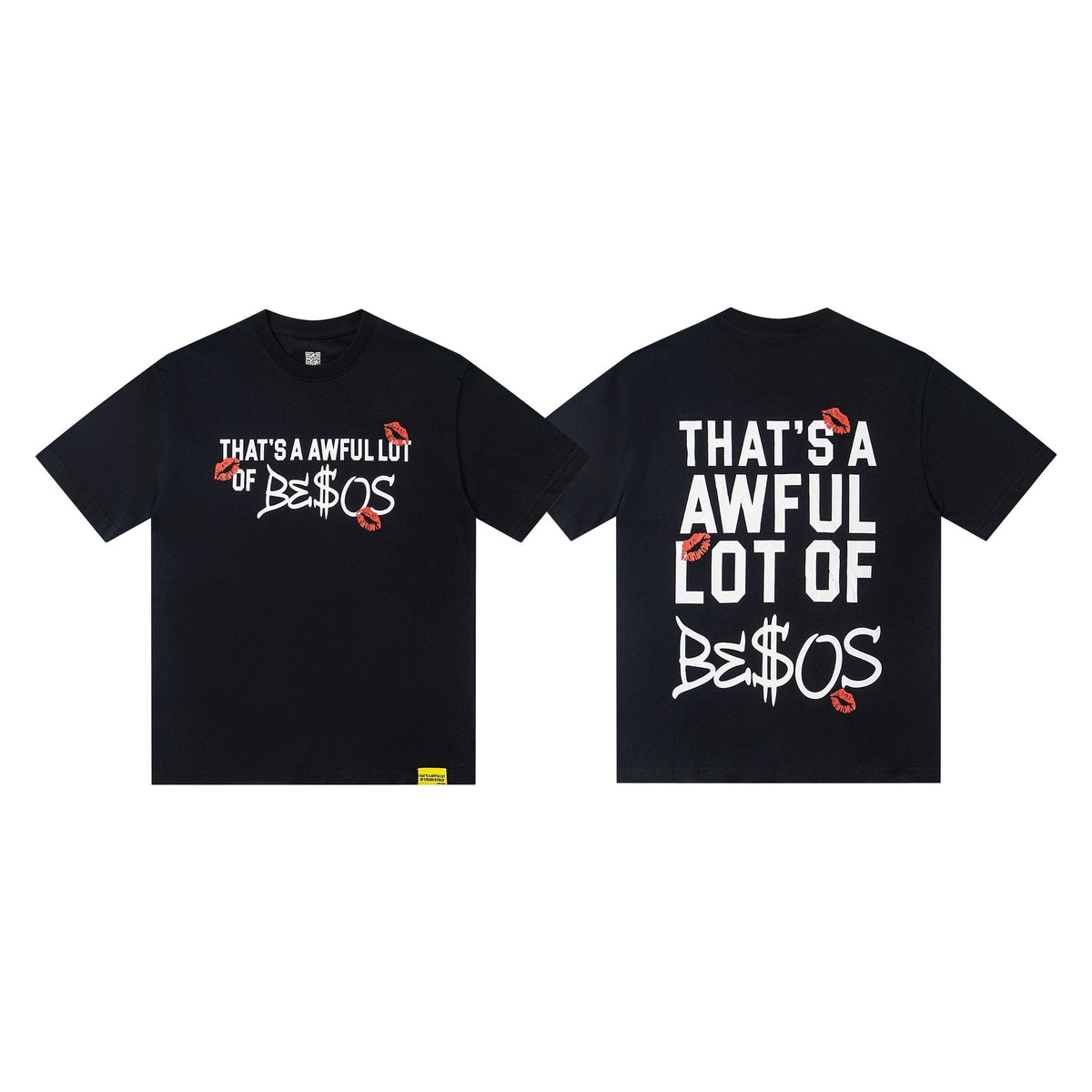 THAT'S A AWFUL LOT OF COUGH SYRUP Black Graphic Short-Sleeve T-Shirt ¡ª hero