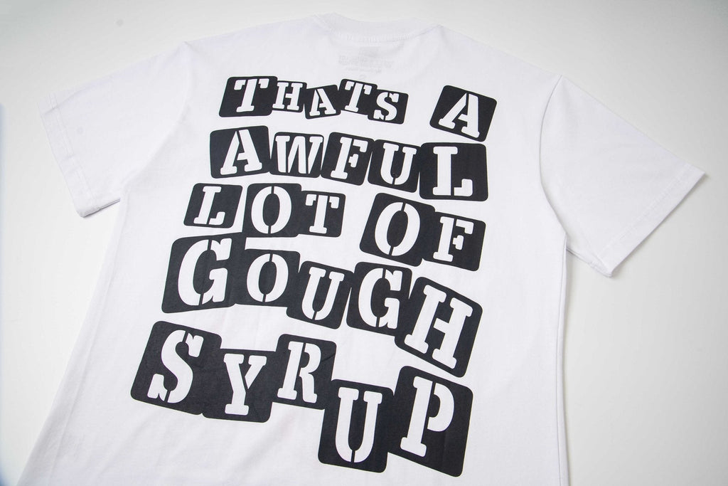 THAT'S A AWFUL LOT OF COUGH SYRUP Skeleton Graphic T-Shirt ¡ª detail