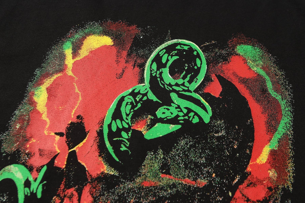 THAT'S A AWFUL LOT OF COUGH SYRUP Astronaut Slime Graphic T-Shirt ¡ª detail