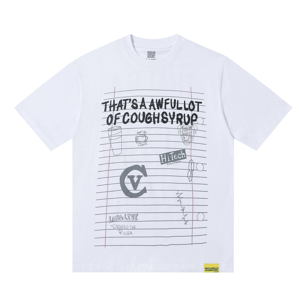 THAT'S A AWFUL LOT OF COUGH SYRUP Front & Back Graphic T-Shirt ¡ª front