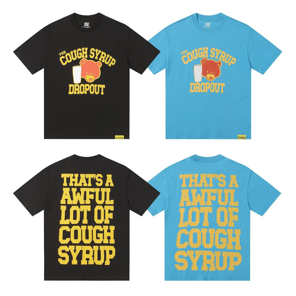 THAT'S A AWFUL LOT OF COUGH SYRUP Front & Back Graphic T-Shirt ¡ª comparison