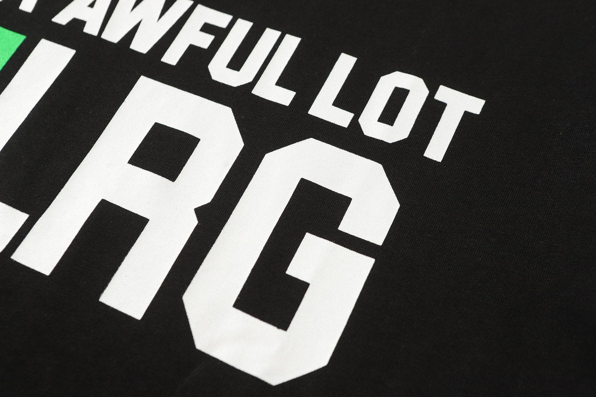 THAT'S A AWFUL LOT OF COUGH SYRUP Front & Back Graphic Short-Sleeve T-Shirt ¡ª detail