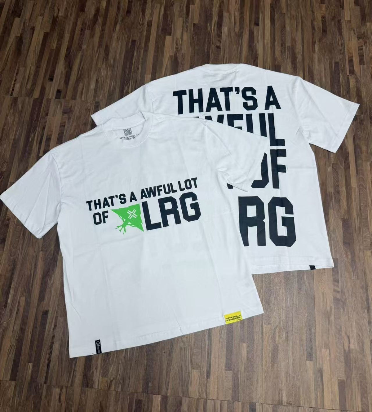 THAT'S A AWFUL LOT OF COUGH SYRUP Front & Back Graphic Short-Sleeve T-Shirt ¡ª context