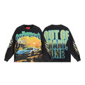 Godspeed Washed Black Car Graphic Long-Sleeve T-Shirt ¡ª hero