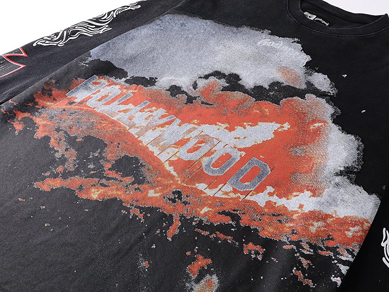 Godspeed Hollywood Cloud Graphic Long-Sleeve T-Shirt ¡ª detail