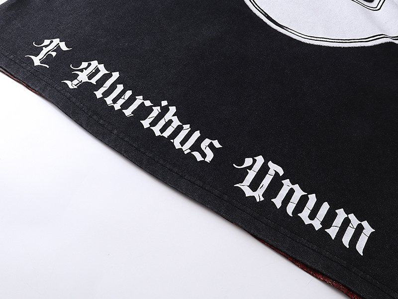 Godspeed E Pluribus Unum Washed Black Long-Sleeve T-Shirt ¡ª detail
