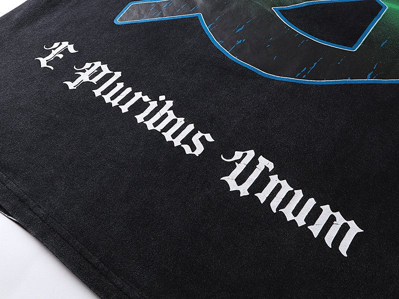 Godspeed E Pluribus Unum Washed Long-Sleeve T-Shirt ¡ª detail