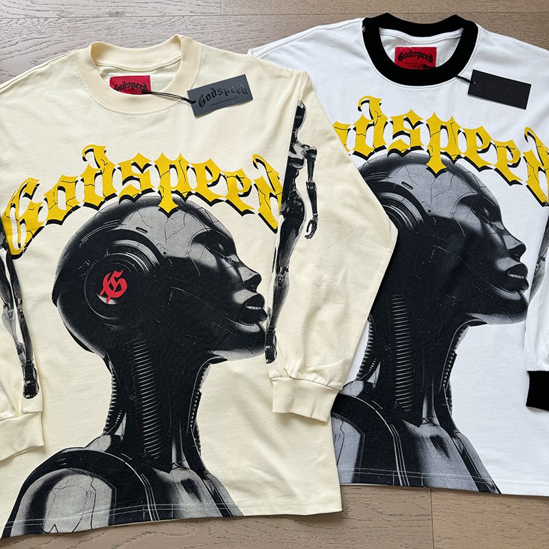 Godspeed Robot Graphic Long-Sleeve T-Shirt ¡ª context