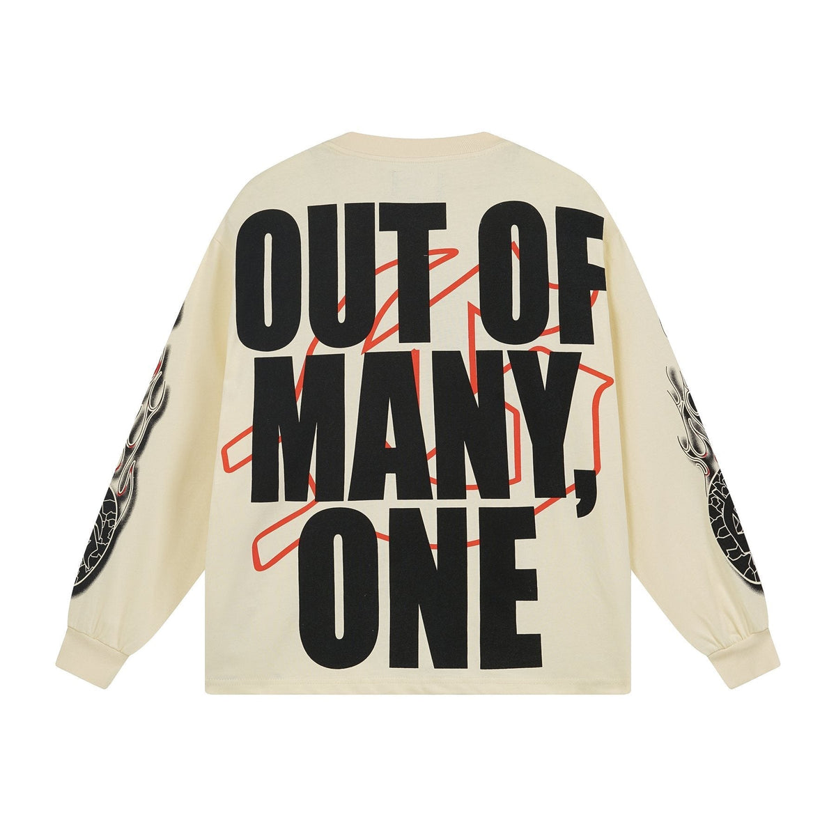 Godspeed Out of Many One Graphic Long-Sleeve T-Shirt ¡ª back