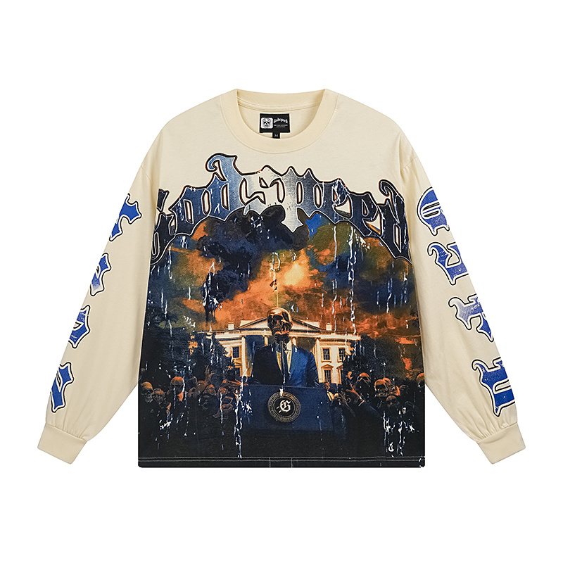 Godspeed Out of Many One Graphic Long-Sleeve T-Shirt ¡ª hero