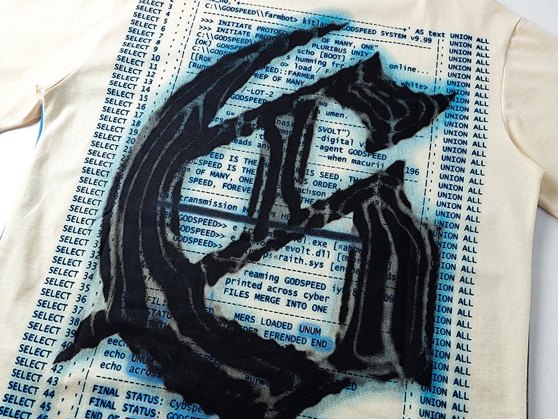 Godspeed Robot Cowboy Graphic T-Shirt ¡ª detail