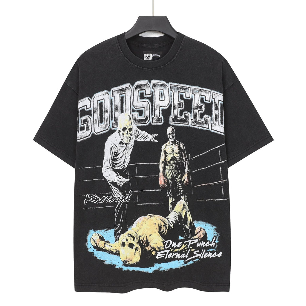 Godspeed Wrestling Graphic Short-Sleeve T-Shirt ¡ª front