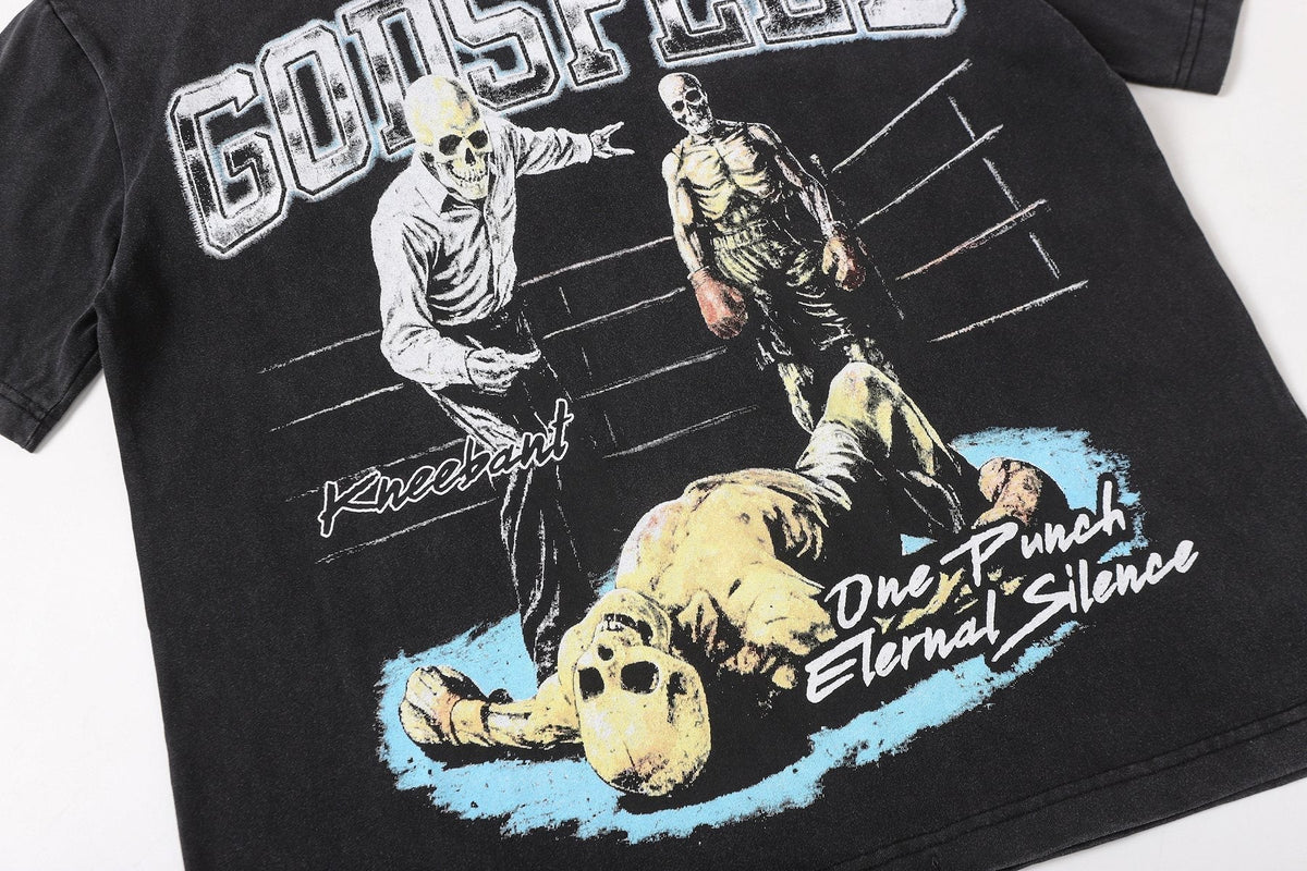 Godspeed Wrestling Graphic Short-Sleeve T-Shirt ¡ª detail