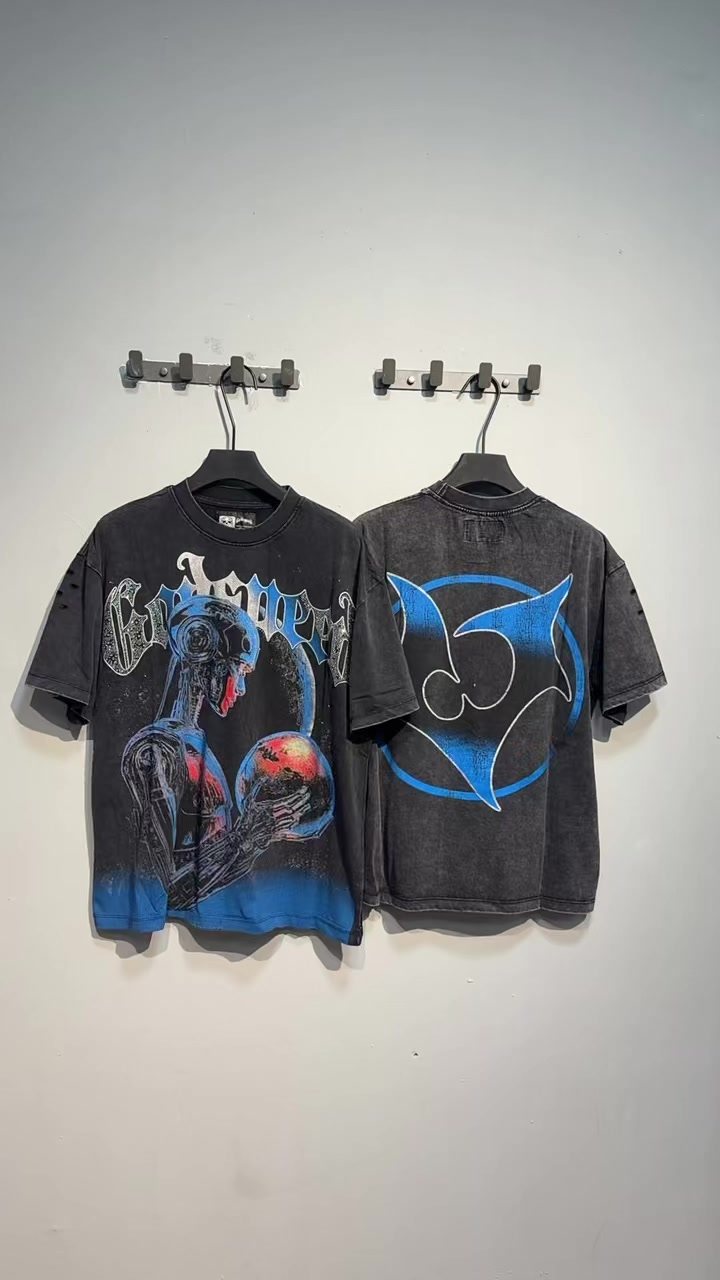 Godspeed Blue/Red Graphic Short-Sleeve T-Shirt ¡ª context