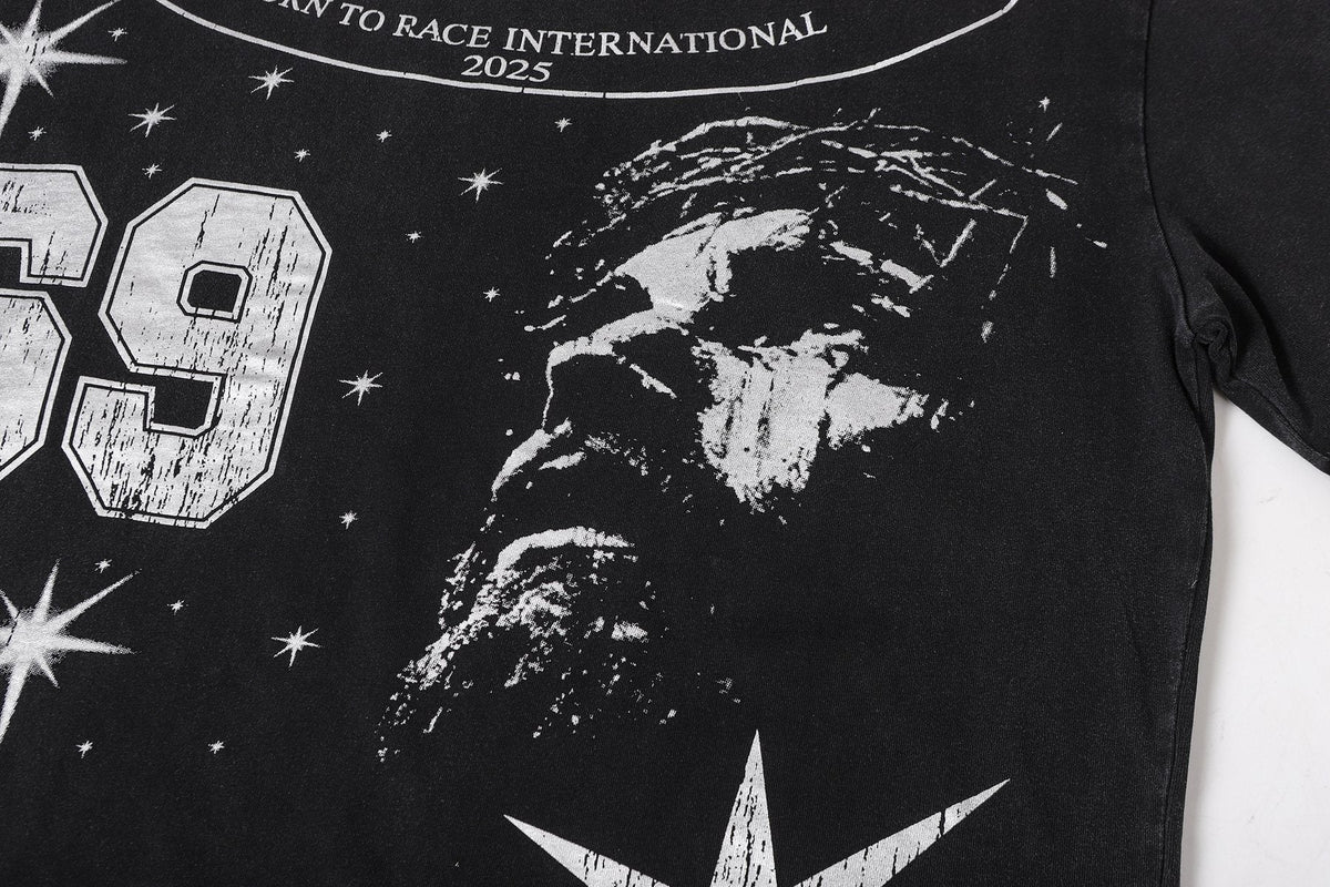 Godspeed Born to Race Graphic T-Shirt ¡ª detail