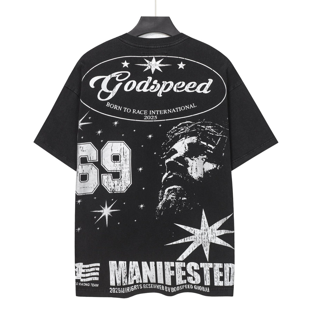 Godspeed Born to Race Graphic T-Shirt ¡ª back