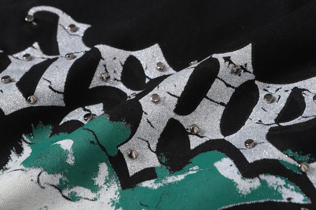 Godspeed Puffito Paradise Spray-Dye Graphic T-Shirt ¡ª detail