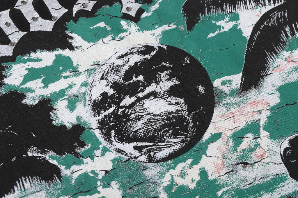Godspeed Puffito Paradise Spray-Dye Graphic T-Shirt ¡ª detail